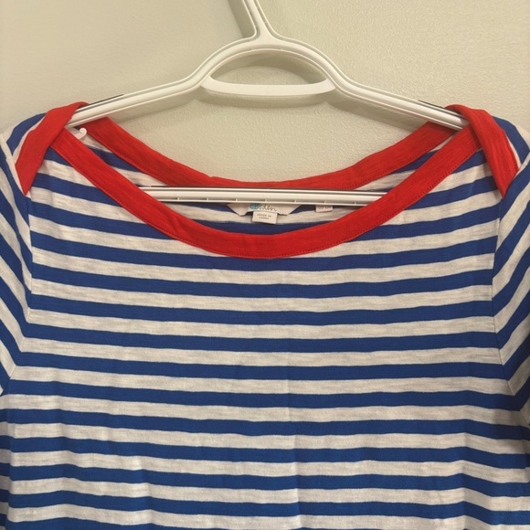 Boden Georgia Jersey T-shirt Cotton Dress blue Stripe Size 12 - Picture 4 of 7
